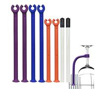 HJYZY Lot de 8 supports de verre à vin multi-tailles pour lave-vaisselle 17 cm/21,5 cm