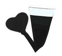 HJYZY String autocollant en forme de cœur sans ligne de culotte pour femme Culotte en dentelle invisible en forme de cœur, Noir - Cœur pêche, taille unique