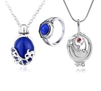 HJYZY The Vampire Jewelry Lot de 13 colliers avec pendentif en forme de verveine avec inscription « Katherine Sapphire »