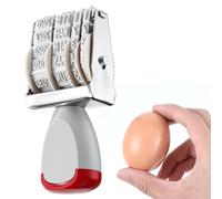 HJZHII Dateur d'œufs, dateur en silicone pour œufs frais, tampon rotatif de bureau, numérotation variable pour œufs de ferme, de poule, de canard, de dinde, d'oie et de volaille