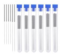 HJZHII Kit de nettoyage de buses pour imprimante 3D, 60 pièces, 5 tailles (diamètre 0,2/0,25/0,3/0,35/0,4 mm) - Nettoyeur de buses en acier inoxydable - Aiguilles de nettoyage des buses - Extracteur