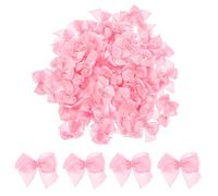 HJZHII Lot de 100 nœuds satin 3 x 2 cm, pour bricolage, artisanat, applications florales, événements