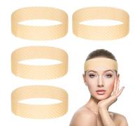 HJZHII Lot de 4 bandeaux élastiques en silicone pour perruque - Support réglable et antidérapant pour maintenir les perruques en place - Style de cheveux, sport, yoga, calvitie, cheveux clairsemés