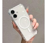 HJZSZX Coque de Chargement magnétique Transparente sans Fil pour iPhone 14/Promax, résistante aux Chocs (pour iPhone 14/Promax/Transparent)