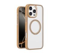 HJZSZX Coque de Protection magnétique Antichoc pour iPhone 16Pro Max avec Chargement sans Fil (pour iPhone 16Pro Max/Desert Gold)