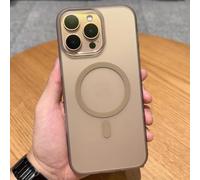 HJZSZX Coque de Protection magnétique Transparente Antichoc pour iPhone 16 Pro (pour iPhone 16 Pro/Desert Gold)