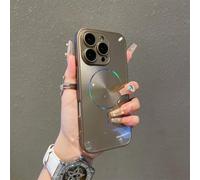 HJZSZX Coque de téléphone Brillante et Luxueuse pour iPhone 14 Pro, Effet pailleté Aurora, avec Objectif Complet (pour iPhone 14 Pro/Desert Gold)