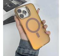 HJZSZX Coque magnétique pour iPhone 13 Pro avec Effet givré et Changement de Couleur (pour iPhone 13 Pro/Or désert)