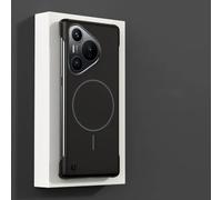 HJZSZX Coque Ultra Fine sans Cadre pour Huawei P60, Chargeur magnétique sans Fil (pour Huawei P60/noir)