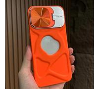 HJZSZX Étui de Luxe à Rabat en Silicone Souple et Invisible pour Objectif 12/12 Pro (Orange)