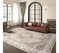 HJZSZX Machine à Tapis Floral léger et Luxueux, idéale pour Les Salons, Les Chambres, Les Bureaux et la décoration intérieure (120 x 180 cm (3,9 x 5,9 pi) / JSJR Lavable 3)