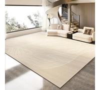 HJZSZX Tapis Couleur crème pour Grand Salon, Tapis de Sol, canapé, Table Basse et Couverture pour la décoration intérieure (160 x 200 cm / 63 x 79 Pouces/SJR Durable-4)