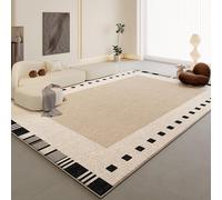 HJZSZX Tapis de Salon Couleur crème, décoration intérieure, canapé léger, Aspect Luxueux et épais (80 x 160 cm (2,6 x 5,3 pi/XM-QR-42)