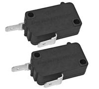 HK-14 Micro Switch (lot de 2) - Normalement fermé 2 broches 10A/20A 250V Pin Piston Snap Action Switch, Remplacement pour Honeywell V7-1Z29E9