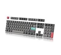 HK Gaming Custom Keycaps | Dye Sublimation PBT Keycap Set for Mechanical Keyboard | 139 Keys | Cherry Profile | ANSI US-Layout | Compatible with Cherry MX, Gateron, Kailh, Outemu | Stealth Dolch