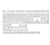 HK GAMING Touches personnalisées | Jeu de touches PBT par sublimation pour clavier mécanique | 139 touches | Profil Cherry | Disposition américaine ANSI | Compatible avec Cherry MX, Gateron, Kailh