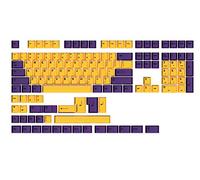 HK GAMING Touches personnalisées | Jeu de touches PBT par sublimation pour clavier mécanique | 139 touches | Profil Cherry | Disposition américaine ANSI | Compatible avec Cherry MX, Gateron, Kailh
