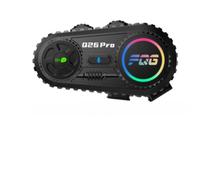 HK&HankeQ26Pro - Écouteurs pour casque de moto avec intercom Bluetooth, système de communication bidirectionnelle, autonomie en convers