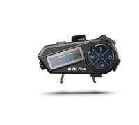 HK&HankeQ30Pro - Écouteurs pour casque de moto, talkie-walkie Bluetooth avec FM, écouteurs étanches HiFi stéréo.