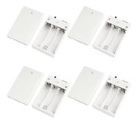 HK&Hanker Lot de 4 batteries USB portables pour lampes LED 5V - Convertisseur d'alimentation à piles, idéal pour une utilisation intéri