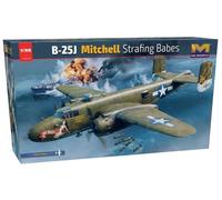 HK MODELS - Maquette Avion B-25j Mitchell Strafing Babes Hk Models 01e036 1/32ème Maquette Char Promo