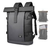 hk Sac à Dos Rolltop Imperméable Sac à Dos Ordinateur Portable 15,6 Pouces