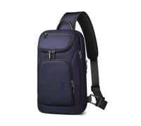 hk Sacoche Homme Bandoulière Imperméable pour iPad 11,3 Pouces | Sac de Poitrine Léger avec Bandoulière Ajustable Antivol pour Travail Voyage Quotidien Loisirs