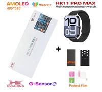 Hk11 Pro Max Montre Intelligente Originale 4Gb Rom Ai Robot Partage De Réseau Amoled Nfc Boussole Gps 3D Menu Chatgpt Montre Pour Ios Android.Mi-Black-Sp-Black.