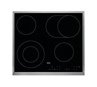 AEG HK634060XB Noir Intégré (placement) Céramique 4 zone(s)