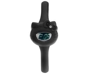 HK7123L-02 Watch HELLO KITTY Natural Rubber Black Black Woman