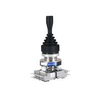HKA1-42QZ Industrial Joystick Switch 30mm 4Position Momentary Latching 8NO 8NC Spring Cross Rocker Controller Switch NWPNLXEA(Self Latching)