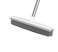 HKABCXT Balai Brosse ExtéRieur Brosse à Tapis et Balai en Caoutchouc 2 1 - Manche Long réglable pour Une Utilisation l'intérieur l'extérieur(3 Section Rod)