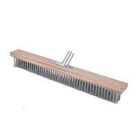 HKABCXT Balai Brosse ExtéRieur Tête de Balai métallique Robuste - Balai à Long Manche pour sols, adapté aux salles Bain, Jardins et Surfaces en Pierre(20cm)