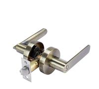 HKABCXT PoignéEs De Porte Serrure de porte pièce silencieuse ronde poignée intérieure avec noyau serrure/loquet clé en alliage d'aluminium(GREEN)