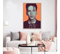 HKAHF AJWUQ Affiche d’Andy Warhol Frank Sinatra Illustrations murales d’Andy Warhol Peintures Nordiques sur Toile pour la déco du Salon Image 60x90cmx1 sans Cadre