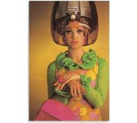 HKAHF AJWUQ Affiche de Coiffure Vintage《Coiffure pour Femmes》Art Mural Belles peintures sur Toile de Cheveux Impressions rétro pour Salon de Coiffure Photo déco 30x40cmx1 sans Cadre