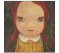 HKAHF AJWUQ Affiches Yoshitomo Nara《Enfant Triste》Art Mural Yoshitomo Nara Impressions Yoshitomo Nara Peinture sur Toile Pop Art Image pour Décoration Intérieure 40x40cm sans Cadre