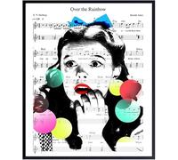 HKAHF AJWUQ Andy Warhol Poster Over The Rainbow Art mural Andy Warhol Impression sur toile rétro nordique Peinture sur toile pour salon 15 x 20 cm x 1 sans cadre