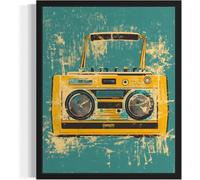 HKAHF AJWUQ Andy Warhol Poster Recorder Art mural Andy Warhol Retro Exposition Prints Nordic Toile Peinture pour salon Décor Image 15 x 20 cm x 1 sans cadre