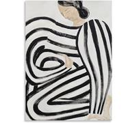 HKAHF AJWUQ Célèbre Affiche de Sophia《Femme Bowed Woman》 Art Mural Lignes de Corps Imprimés Peinture Moderne sur Toile Tableau Nordique pour la décoration du Salon 60x80cmx1 sans Cadre