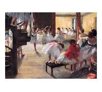 HKAHF AJWUQ Célèbre Art Mural d’Edgar Degas《Cours de Danse》Affiche Imprimés d’Edgar Degas, Peinture Moderne sur Toile, Tableau Nordique pour la décoration du Salon 20x30cmx1 sans Cadre