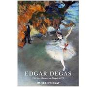 HKAHF AJWUQ Célèbre Art Mural de l’Exposition Edgar Degas《The Star》Affiche Imprimées Modernes d’Edgar Degas Peinture Moderne sur Toile pour décoration de Salon 40x60cmx1 sans Cadre