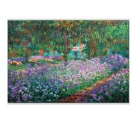 HKAHF AJWUQ célèbre Claude Monet Wall Art 《Jardin》 Affiches Claude Monet Impressions Moderne Peinture sur Toile pour Salon Home Decor Photos 30x20cm sans Cadre