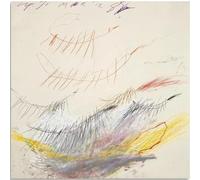 HKAHF AJWUQ Célèbre Cy Twombly Affiche Barge Solaire Art Mural Cy Twombly Peinture Surréalisme Impressions sur Toile Cy Twombly Photos pour Décoration Intérieure 15x15cmx1 sans Cadre