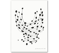 HKAHF AJWUQ Célèbre Cy Twombly Poster Cy Twombly Art mural avec points et lignes - Peinture abstraite sur toile pour la décoration de la maison ou du salon - 20 x 30 cm x 1 - Sans cadre