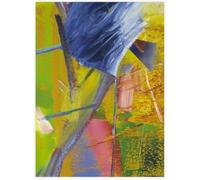 HKAHF AJWUQ Célèbre Cy Twombly Poster《Ligne Bleue》Art Mural Cy Twombly Peinture sur Toile Abstrait Esprit Pensées Impressions pour Salon Décor Photo 15x20cmx1 sans Cadre