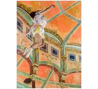 HKAHF AJWUQ Célèbre Exposition Edgar Degas Œuvre Murale《Le Cirque》Affiche Imprimés d’Edgar Degas Peinture Moderne sur Toile pour décoration de Salon 30x50cmx1 sans Cadre