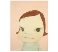 HKAHF AJWUQ Célèbre Illustration Murale de Yoshitomo Nara《Scary Eyes》Affiche Yoshitomo Nara Peinture rétro sur Toile pour décoration de Salon 30x40cmx1 sans Cadre