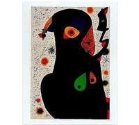 HKAHF AJWUQ célèbre Joan Miro Affiches Animal Oiseau Art Mural Coloré Soleil Impressions Joan Miro Peinture sur Toile Joan Miro Photo pour Salon Décor 30x50cm sans Cadre