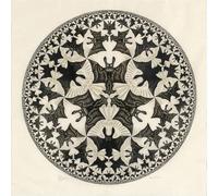 HKAHF AJWUQ Célèbre M.C. Escher Affiche Ciel Et Enfer Art Mural M.C. Escher Abstrait Peinture sur Toile Exposition Impressions pour Décoration Intérieure Tableaux 15x15cm sans Cadre